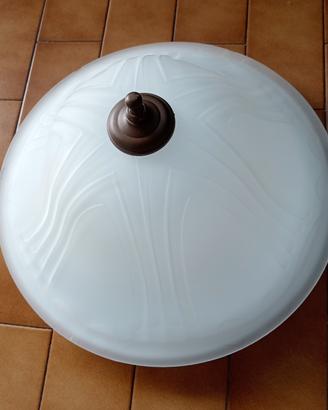 plafoniera da soffitto in vetro
