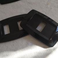 Placche nere, in plastica per Bticino 