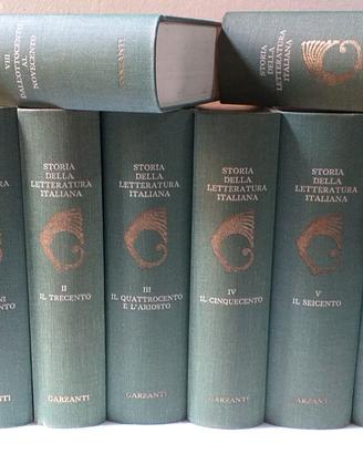 Sapegno Storia letteratura italiana garzanti 9vol