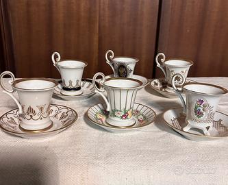 6 tazzine caffè porcellana Weimar