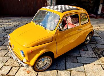 Fiat 500 l 1969 storica gialla