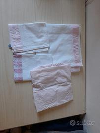 Completo culla/carrozzina 4 pezzi rosa