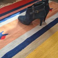 scarpe camoscio blu
