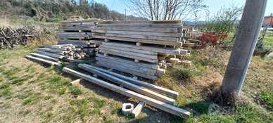 Pali di cemento per vigneto o recinzioni