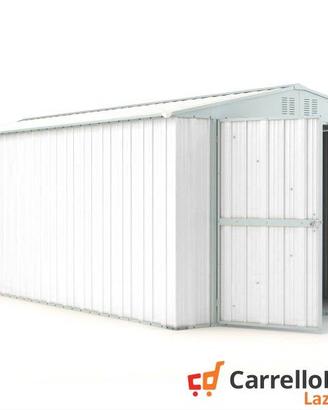 Box garage auto in Acciaio 327x611cm 19mq bianco