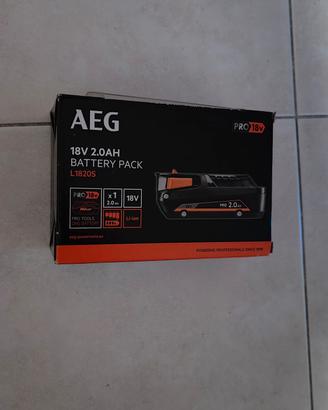 batteria AEG L1820S pro nuova sigillata mai usata 