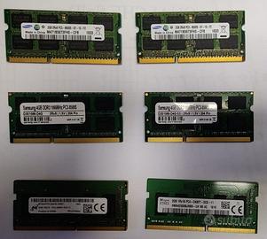 RAM  NOTEBOOK DDR3 / DDR 4
