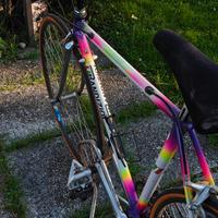 bici da corsa bandiziol d'epoca 