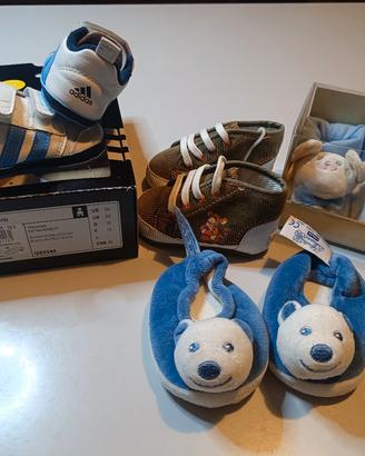 scarpe babbucce neonato adidas Trudi