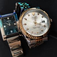 Coppia di orologi Automatico e Batteria.