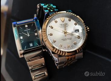 Coppia di orologi Automatico e Batteria.