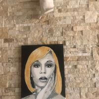 QUADRO ''RAFFAELLA CARRA' ''firmato e autenticato
