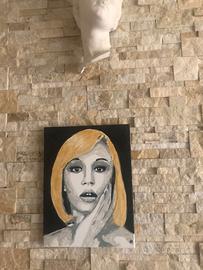 QUADRO ''RAFFAELLA CARRA' ''firmato e autenticato