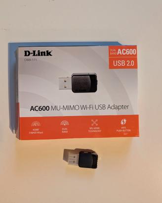Adattatore Wi-Fi USB D-Link DWA