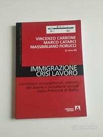Libro Immigrazione crisi lavoro - Carbone
