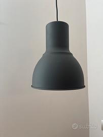Lampada Ikea Hektar a sospensione 22cm antracite