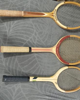 Rare racchette da tennis  vintage in legno