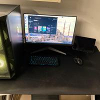 Pc gaming e postazione completa