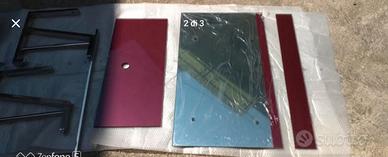 Mobile Bagno NUOVO con Piano Vetro e Specchio 