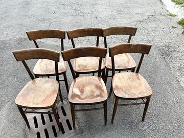 set di 6 sedie