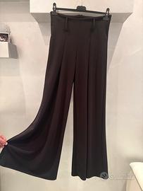 Pantaloni neri palazzo