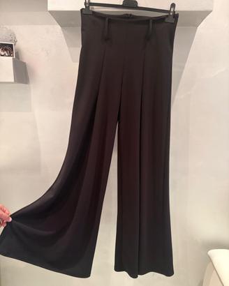Pantaloni neri palazzo