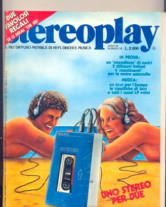 rivista STEREOPLAY numero 78 giugno 1980