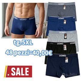 48 pezzi Mutande boxer taglia 5Xl nuovi intimo