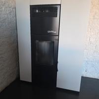 Stufa aria pellet 12 kw dielle Ostro 100 turbo