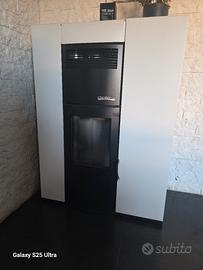 Stufa aria pellet 12 kw dielle Ostro 100 turbo