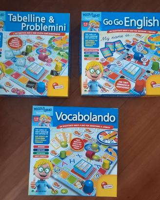 Giochi Lisciani - set matematica+italiano+inglese