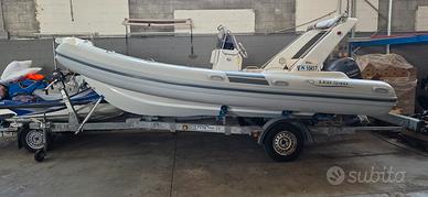 gommone led 540 con yamaha 40/78 e rimorchio
