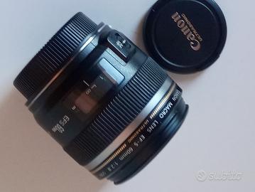 CANON lens MACRO EF-S 60mm 2.8 USM+Tappi