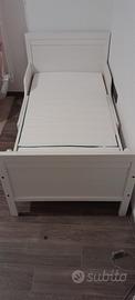 Letto + materasso allungabile per bambini 