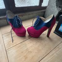 Decolte rosa blu 35