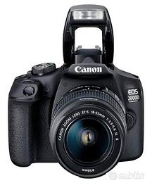 Canon EOS 2000D + Obiettivo 18‑55mm IS II – Perfet