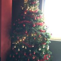 Albero di natale 2.30mt di altezza con luci