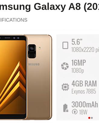 samsung slgalaxy a8 funzionante