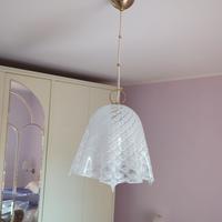 Lampadari "Fazzoletto" in vetro di Murano