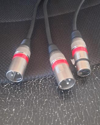 cavo splitter xlr 