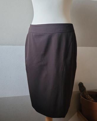 Marella gruppo Max Mara gonna marrone lana tg. 42
