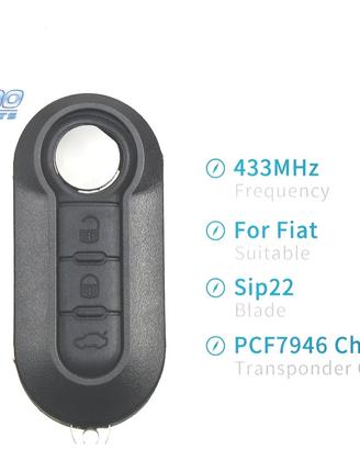 CHIAVE COMPLETA FIAT 500 PANDA PUNTO BRAVO GRANDE 