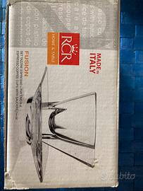 Set tazzine espresso in vetro RCR