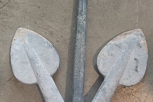 Ancora Danforth 4,8 kg Ghisa Zincata