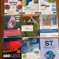 Libri chimica, biologia, scienze della terra