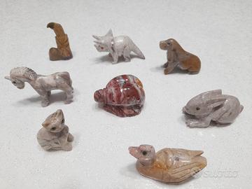 Animali in pietra dura