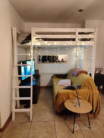 letto a soppalco ikea una piazza emmezza