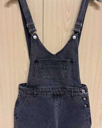Salopette corto jeans
