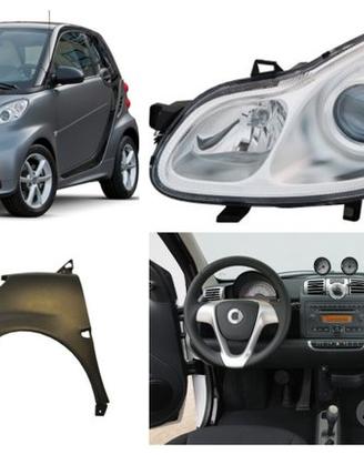 Smart Fortwo cofano airbag parafango griglia 12>14