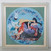 Quadro originale LUCI PAS 100x100 con certificato